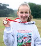 Under-15 girls, fast leg, ERRA Natioanl Athletes Road Relay.